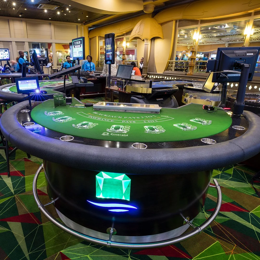 Casino atmosphere collage piece